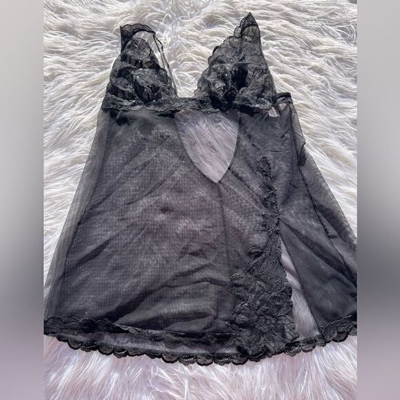 Victoria's Secret Other - Victoria's Secret 💫black lace chemise💫M